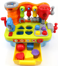Load image into Gallery viewer, Little Engineer Multifunctional Musical Learning Tool Workbench For Kids

