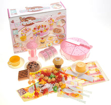 Load image into Gallery viewer, Birthday Cake 75pcs Pretend Play Food Toy Set (Pink)  (available for purchase in increments of 1)
