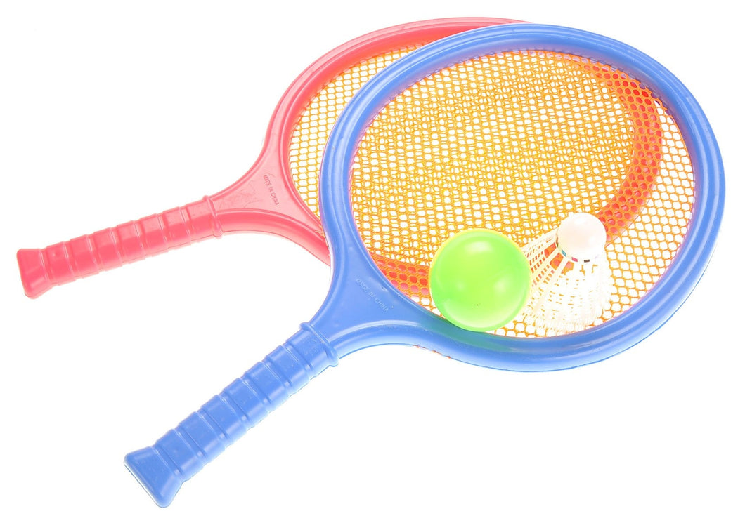 Badminton Set For Kids With 2 Rackets, Ball And Birdie  (available for purchase in increments of 1)