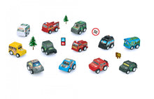 Load image into Gallery viewer, 12 Piece Pull Back And Go Toy Cars With Road Signs (available for purchase in increments of 1)
