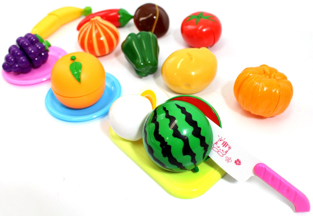 Kitchen Fun Cutting Fruits & Vegetables Food Playset  (available for purchase in increments of 1)