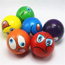 Load image into Gallery viewer, Mini Emoji Soft Foam Stress Balls (24 Balls Per Box)  (available for purchase in increments of 1)
