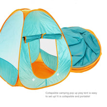 Load image into Gallery viewer, Pop Up Play Tent With Kids Camping Gear And Accessories
