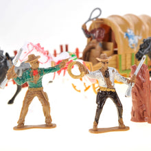 Load image into Gallery viewer, Wild West Native American Indians And Cowboy Playset  (available for purchase in increments of 1)
