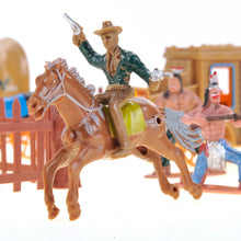 Load image into Gallery viewer, Wild West Native American Indians And Cowboy Playset  (available for purchase in increments of 1)
