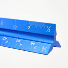 Load image into Gallery viewer, 12&quot; Aluminum Architect Scale Ruler
