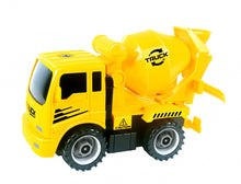 Load image into Gallery viewer, Take-A-Part Friction Powered Construction Trucks With Crane, Excavator, Mixer, Dump Truck
