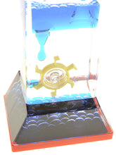 Load image into Gallery viewer, Liquid Motion Bubbler With Two Wheels (Blue) (available for purchase in increments of 1)
