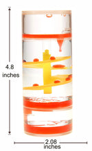 Load image into Gallery viewer, Liquid Motion Bubbler Spiral Cylinder (Red) (available for purchase in increments of 1)
