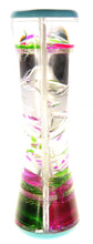 Load image into Gallery viewer, Liquid Motion Bubbler (Green Pink)  (available for purchase in increments of 1)
