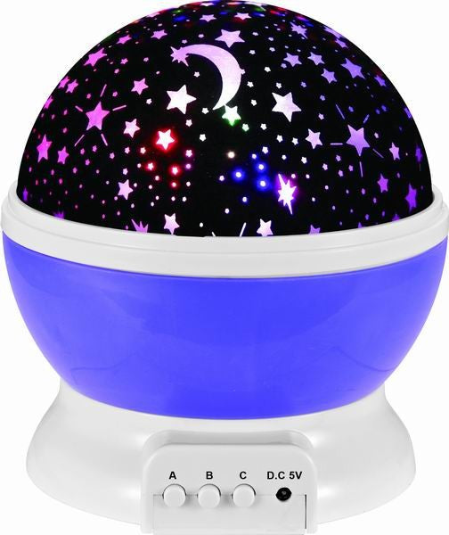 Night Light Projection Lamp (Purple)  (available for purchase in increments of 1)