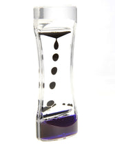 Load image into Gallery viewer, Liquid Motion Bubbler (Black Purple)  (available for purchase in increments of 1)
