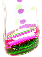 Load image into Gallery viewer, Liquid Motion Bubbler (Pink Green)  (available for purchase in increments of 1)
