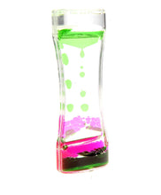 Load image into Gallery viewer, Liquid Motion Bubbler (Pink Green)  (available for purchase in increments of 1)
