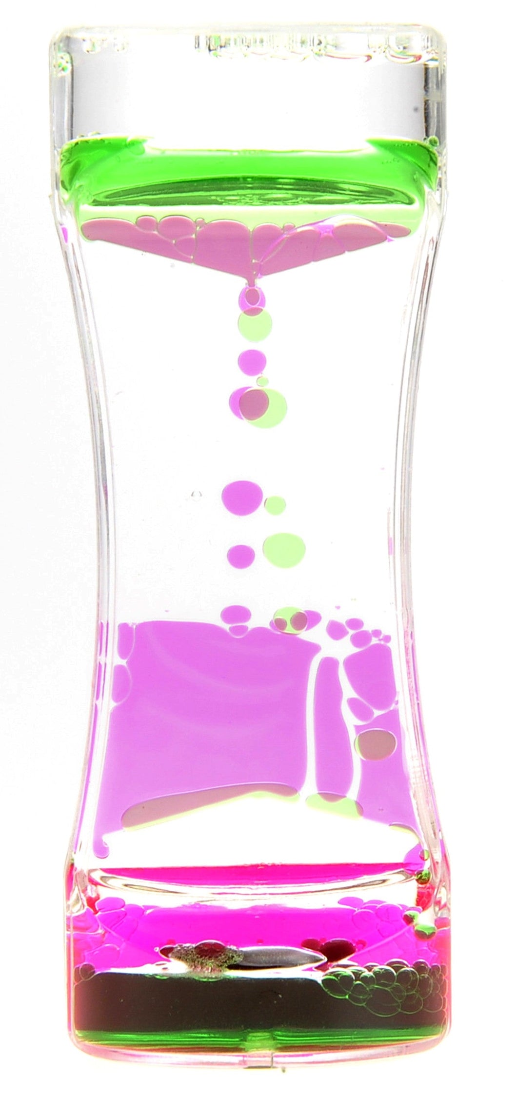 Liquid Motion Bubbler (Pink Green)  (available for purchase in increments of 1)