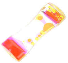 Load image into Gallery viewer, Liquid Motion Bubbler (Yellow Pink) (available for purchase in increments of 1)
