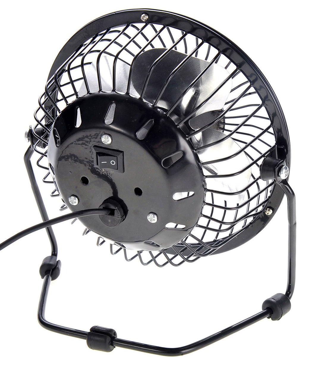 Portable Mini Metal USB Table Fan (Black)  (available for purchase in increments of 1)