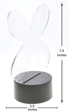 Load image into Gallery viewer, 3D Crisscross Rings Laser Cut Precision LED Lights
