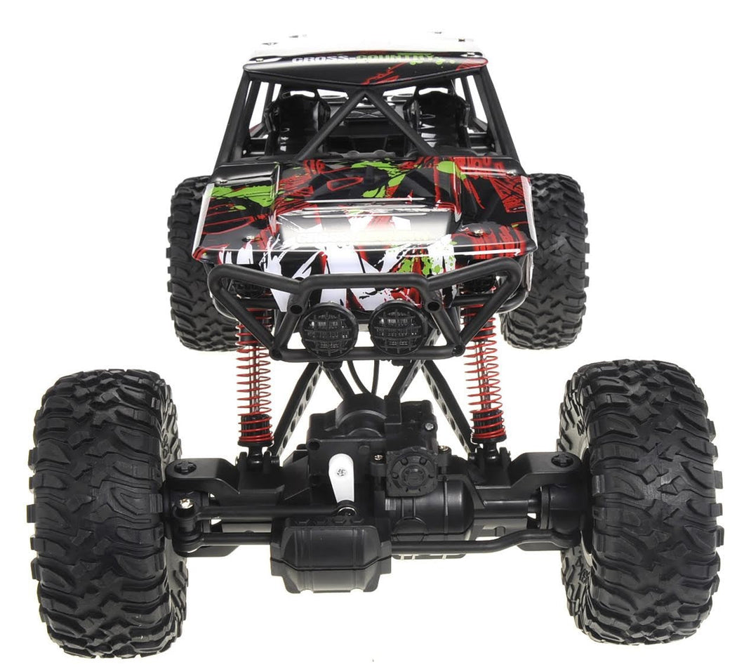 1:10 RC 2.4G 4WD Rally Rock Crawler Car (Red)