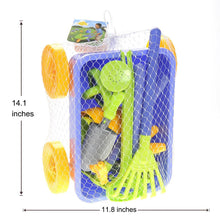 Load image into Gallery viewer, Garden Wagon &amp; Tools Toy Set
