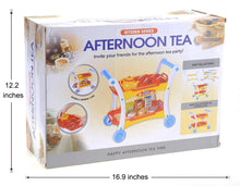 Load image into Gallery viewer, Tea Time Trolley Cart Pretend Play Set
