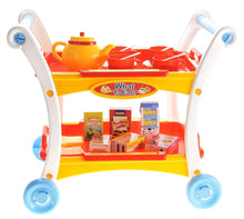 Load image into Gallery viewer, Tea Time Trolley Cart Pretend Play Set
