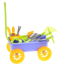 Load image into Gallery viewer, Garden Wagon &amp; Tools Toy Set
