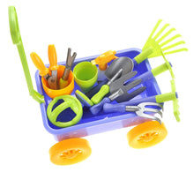 Load image into Gallery viewer, Garden Wagon &amp; Tools Toy Set
