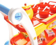 Load image into Gallery viewer, Tea Time Trolley Cart Pretend Play Set
