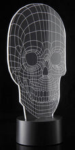 Load image into Gallery viewer, 3D Skull Laser Cut Precision LED Lights
