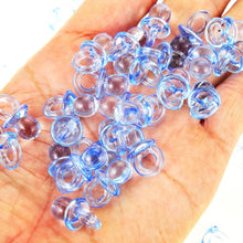 Load image into Gallery viewer, Mini Acrylic Baby Pacifiers | Baby Shower Decorations | 144 Pieces
